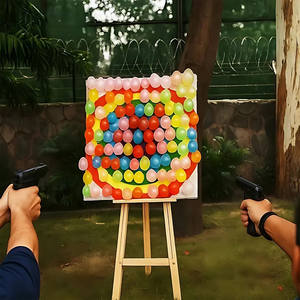 Balloon Shooting Counter For Kids Birthday Party