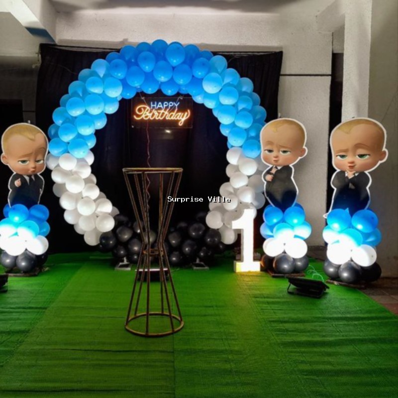 Boss Baby Theme 1st Birthday Ring Decoration
